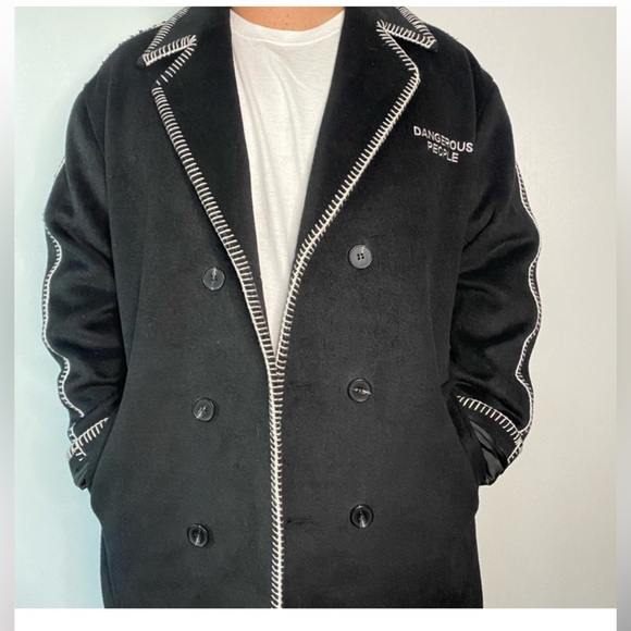 Dangerous People ,RARE branded Mens Trench Coat 🧥 - Picture 2 of 9